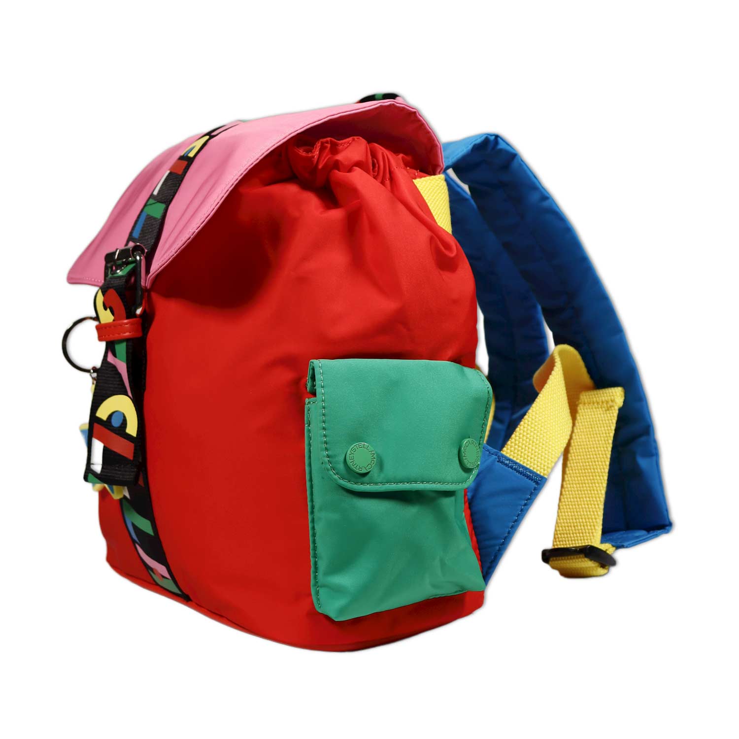 ZAINO ROSSO E MULTICOLOR BAMBINA E TEEN - annameglio.com abbigliamento moda