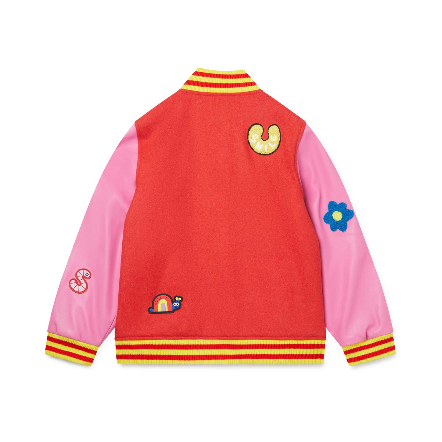 Bomber varsity con badge ricamati - annameglio.com abbigliamento moda