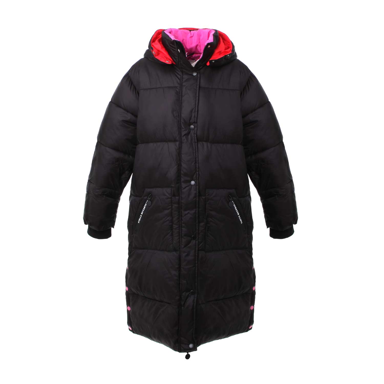 GIUBBOTTO OVERSIZE NERO E FUCSIA - annameglio.com abbigliamento moda