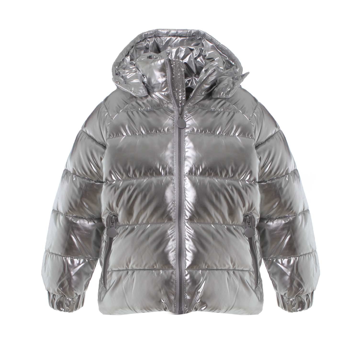 GIUBBOTTO ARGENTO BAMBINA E TEENAGER - annameglio.com abbigliamento moda