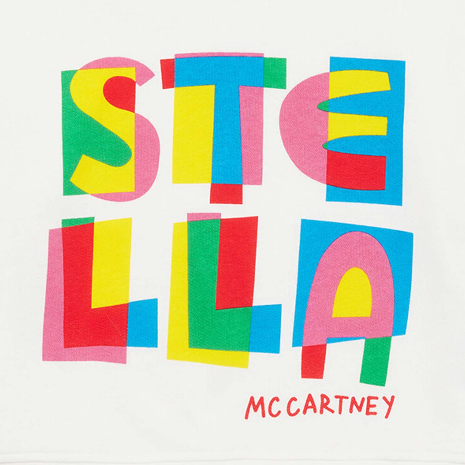 FELPA BIANCA CON LOGO MULTICOLOR BAMBINA - annameglio.com abbigliamento moda