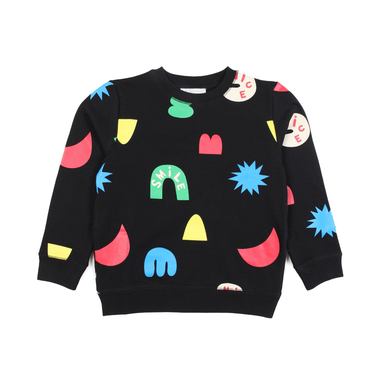 Felpa con forme multi-color all-over - annameglio.com abbigliamento moda