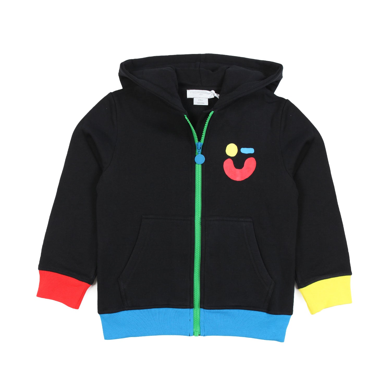 Felpa full zip volto sorridente - annameglio.com abbigliamento moda