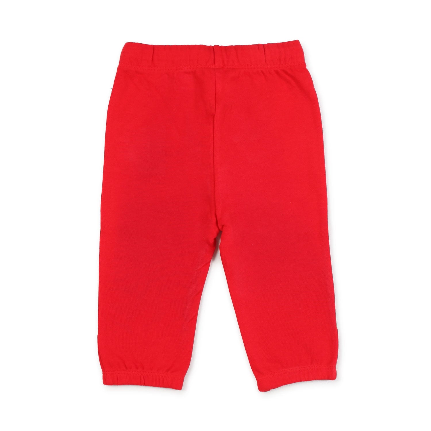 PANTALONE FELPA ROSSO CON STAMPE BIMBA E NEONATA - annameglio.com abbigliamento moda