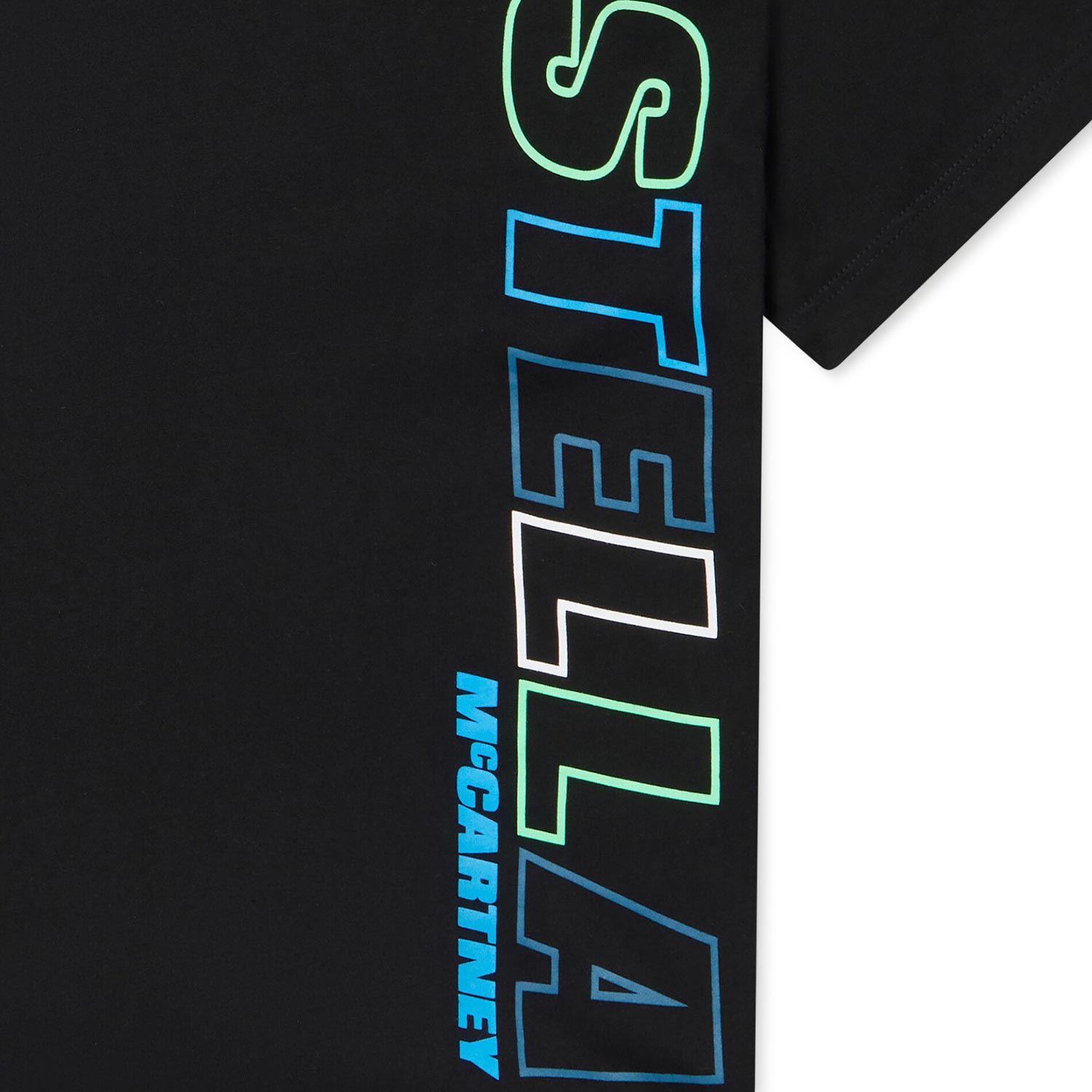 T-SHIRT NERA CON LOGO MULTICOLOR BAMBINO E TEEN - annameglio.com abbigliamento moda