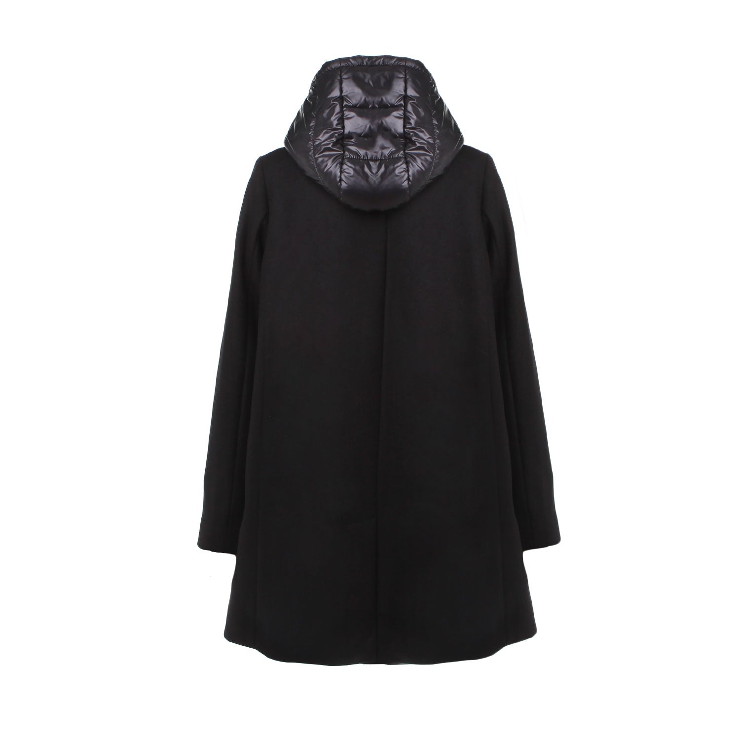 CAPPOTTO NERO CON GILET BAMBINA E TEENAGER - annameglio.com abbigliamento moda