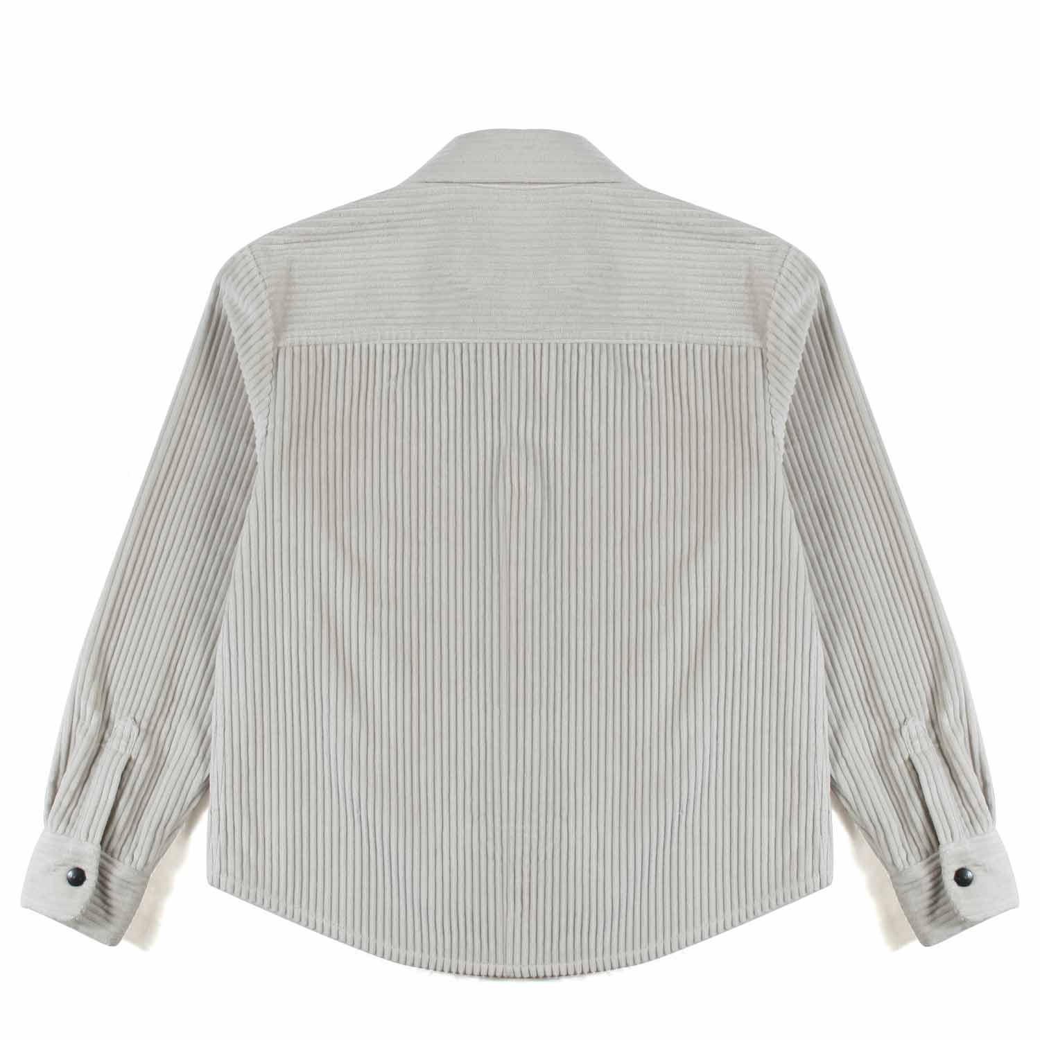 GIACCA CAMICIA CORDUROY PANNA BAMBINO E TEEN - annameglio.com abbigliamento moda