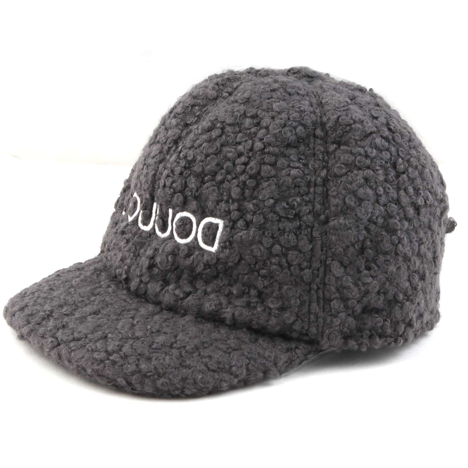 CAPPELLO BASEBALL GRIGIO IN ECO-TEDDY - annameglio.com abbigliamento moda