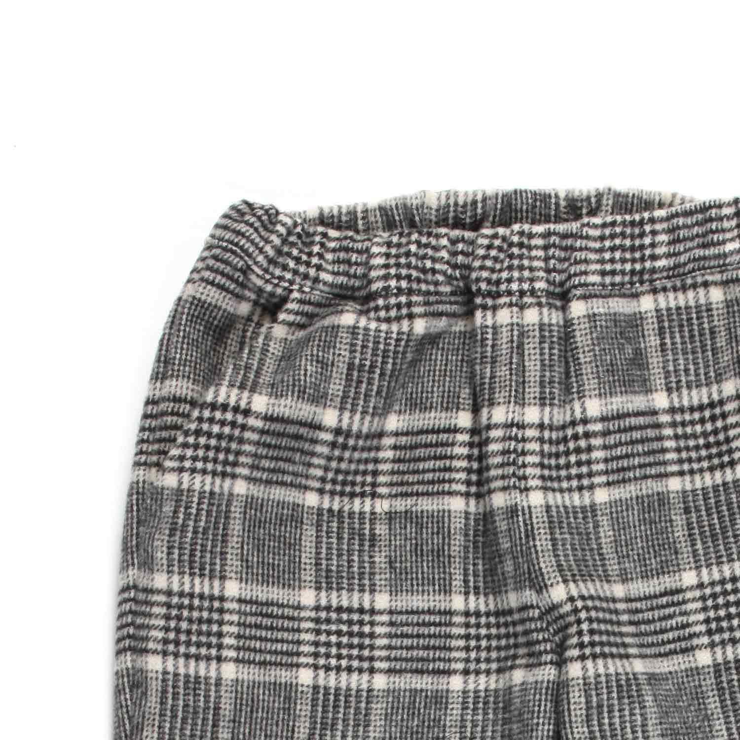 PANTALONE GRIGIO A QUADRI BAMBINA E TEENAGER - annameglio.com abbigliamento moda