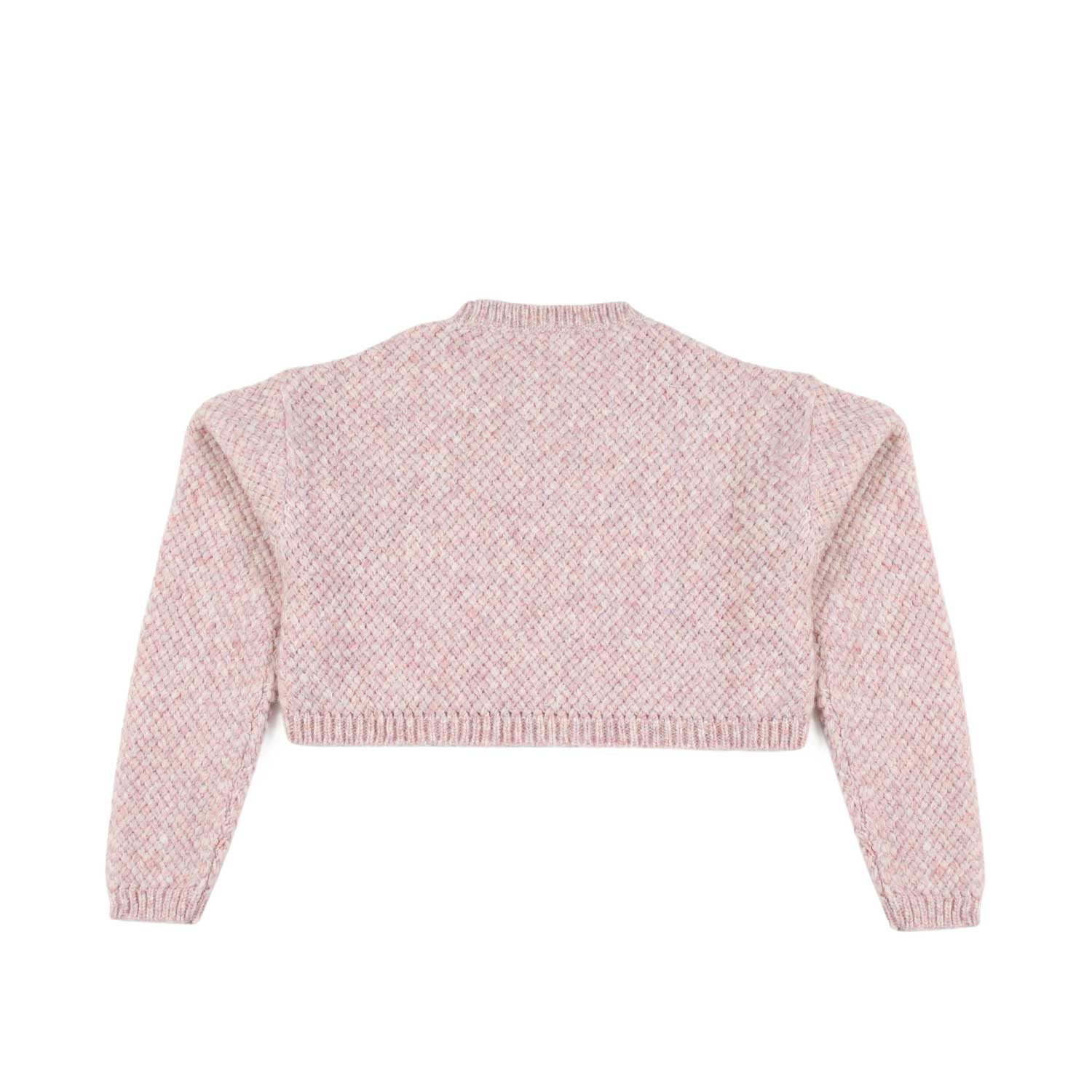 MAGLIONE CROPPED ROSA BAMBINA E TEENAGER - annameglio.com abbigliamento moda