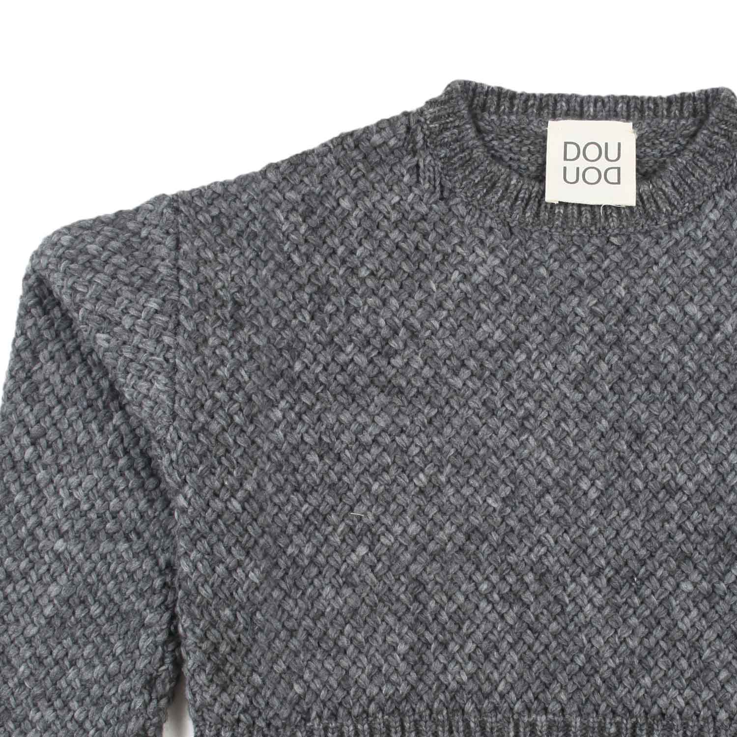 MAGLIONE CROPPED GRIGIO BAMBINA E TEENAGER - annameglio.com abbigliamento moda