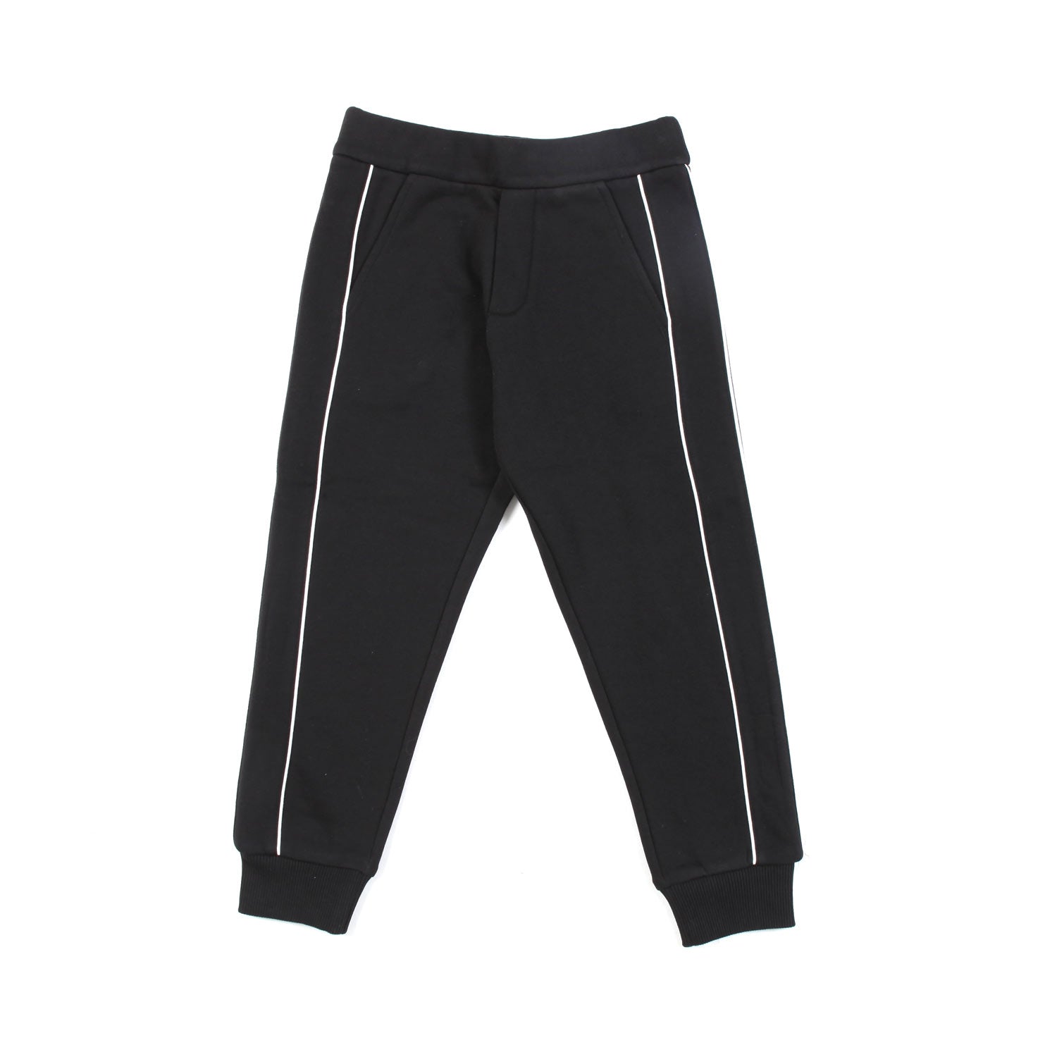 PANTALONE IN FELPA NERO BAMBINO E TEENAGER - annameglio.com abbigliamento moda