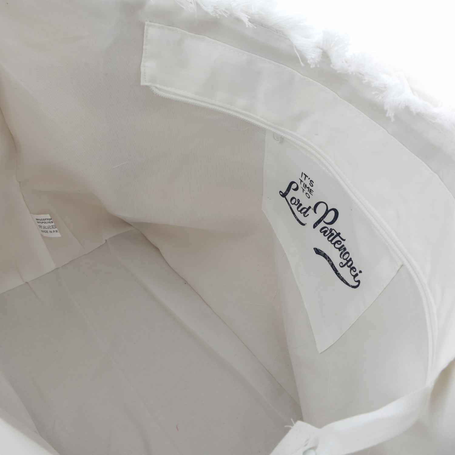 BORSA MARE UNISEX BIANCA E BEIGE A STRISCE - annameglio.com abbigliamento moda