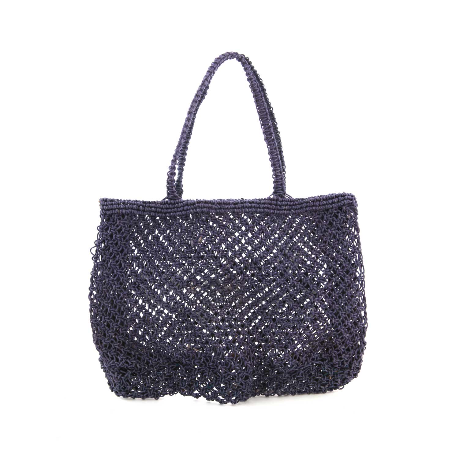 BORSA MARE BLU NAVY INTRECCIATA - annameglio.com abbigliamento moda
