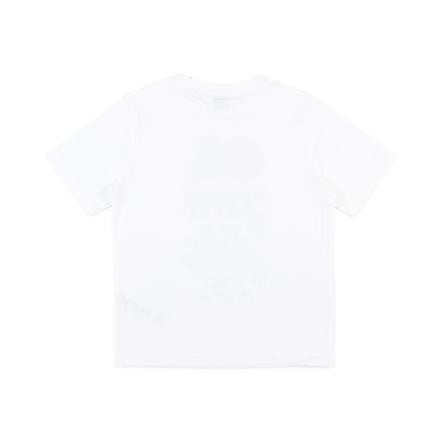 T-SHIRT UNISEX BIANCA CON STAMPE NERE JR E TEEN - annameglio.com abbigliamento moda