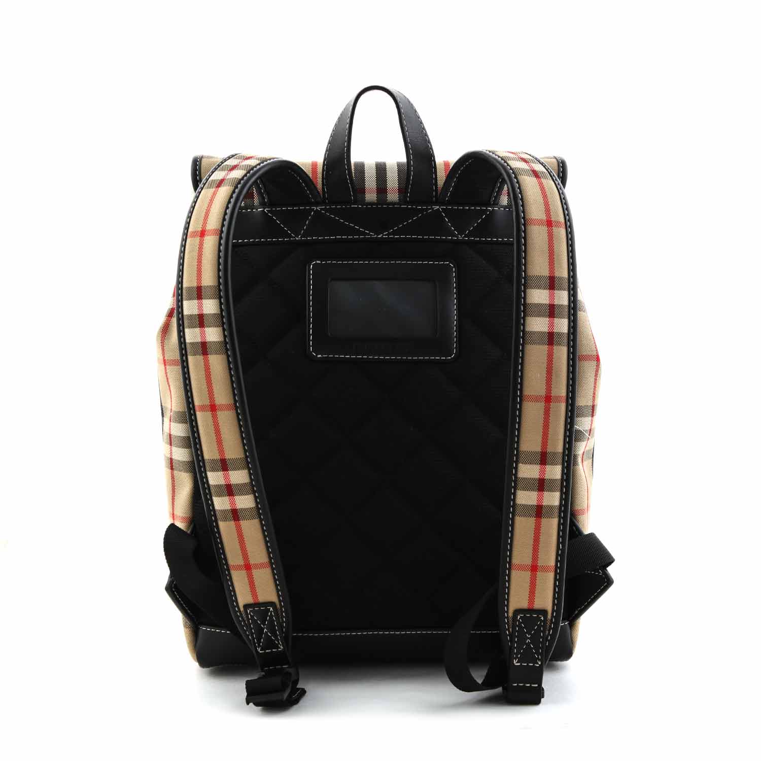 ZAINO VINTAGE CHECK BEIGE E NERO - annameglio.com abbigliamento moda