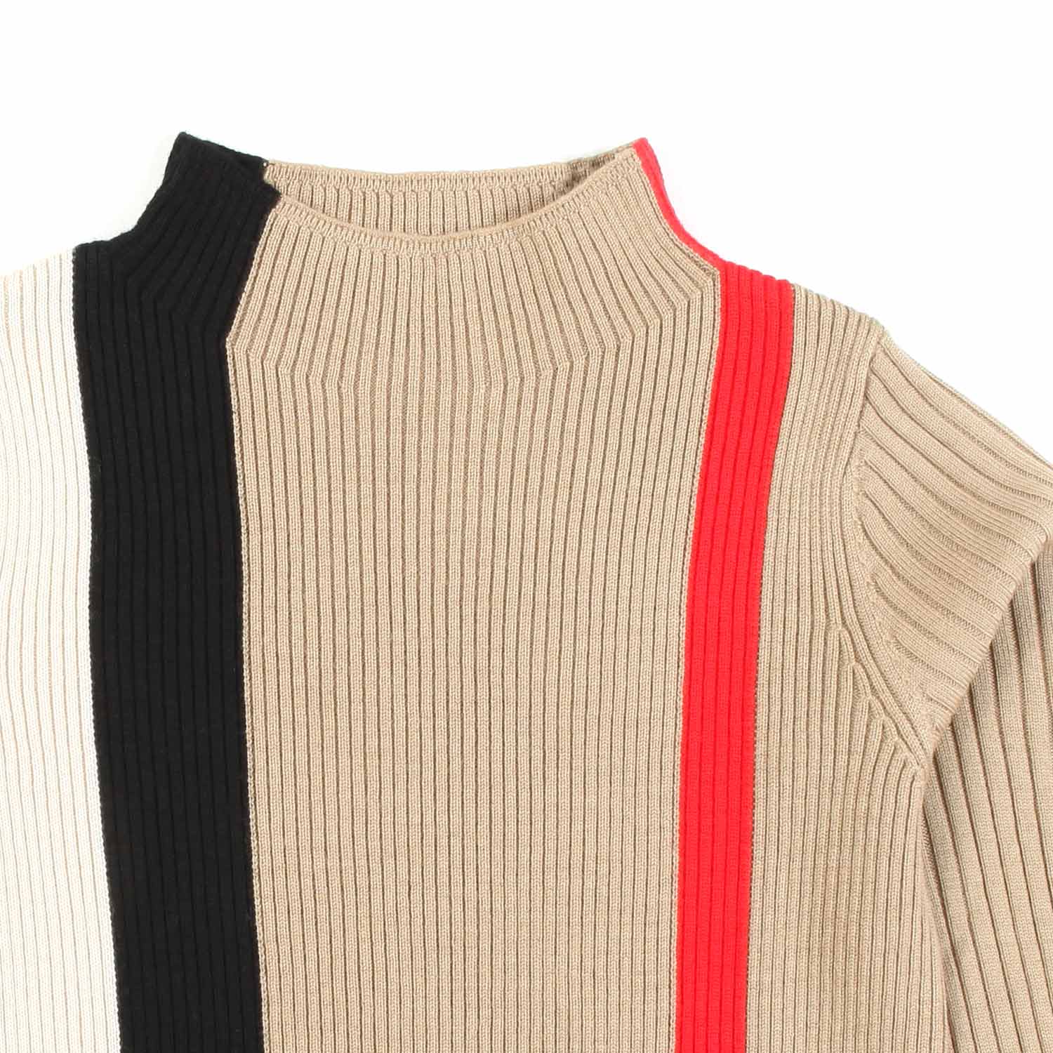 PULLOVER BEIGE COLLO ALTO BAMBINA E TEEN - annameglio.com abbigliamento moda