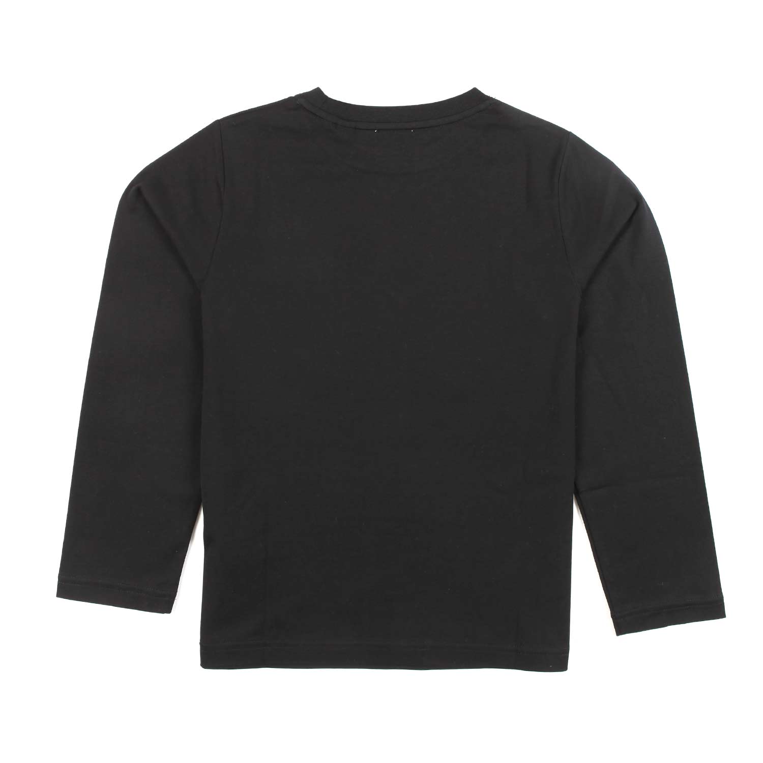 T-SHIRT MANICA LUNGA NERA CON STAMPE BIANCHE - annameglio.com abbigliamento moda