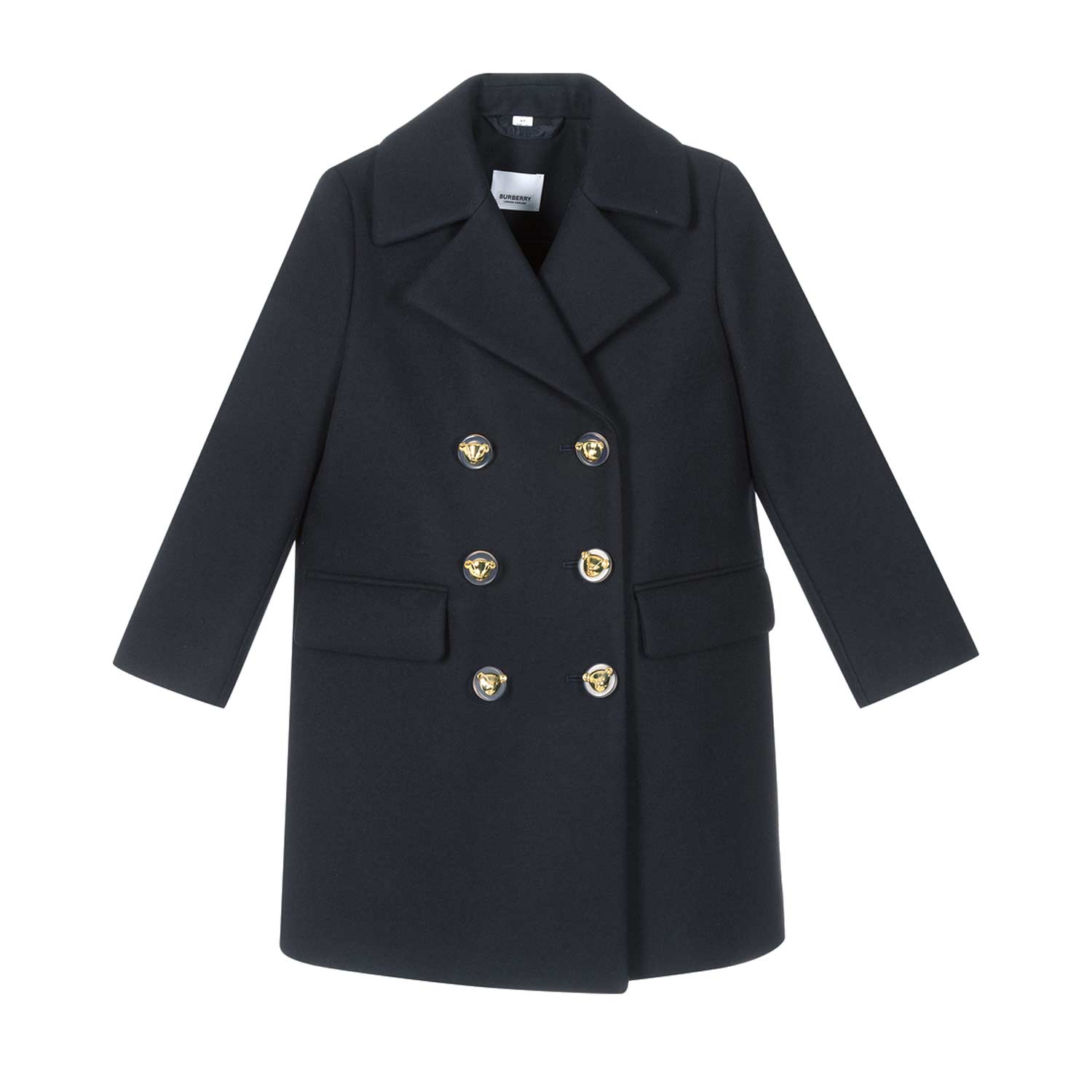 CAPPOTTO DI LANA BLU CON SCIARPA BAMBINA E TEEN - annameglio.com abbigliamento moda