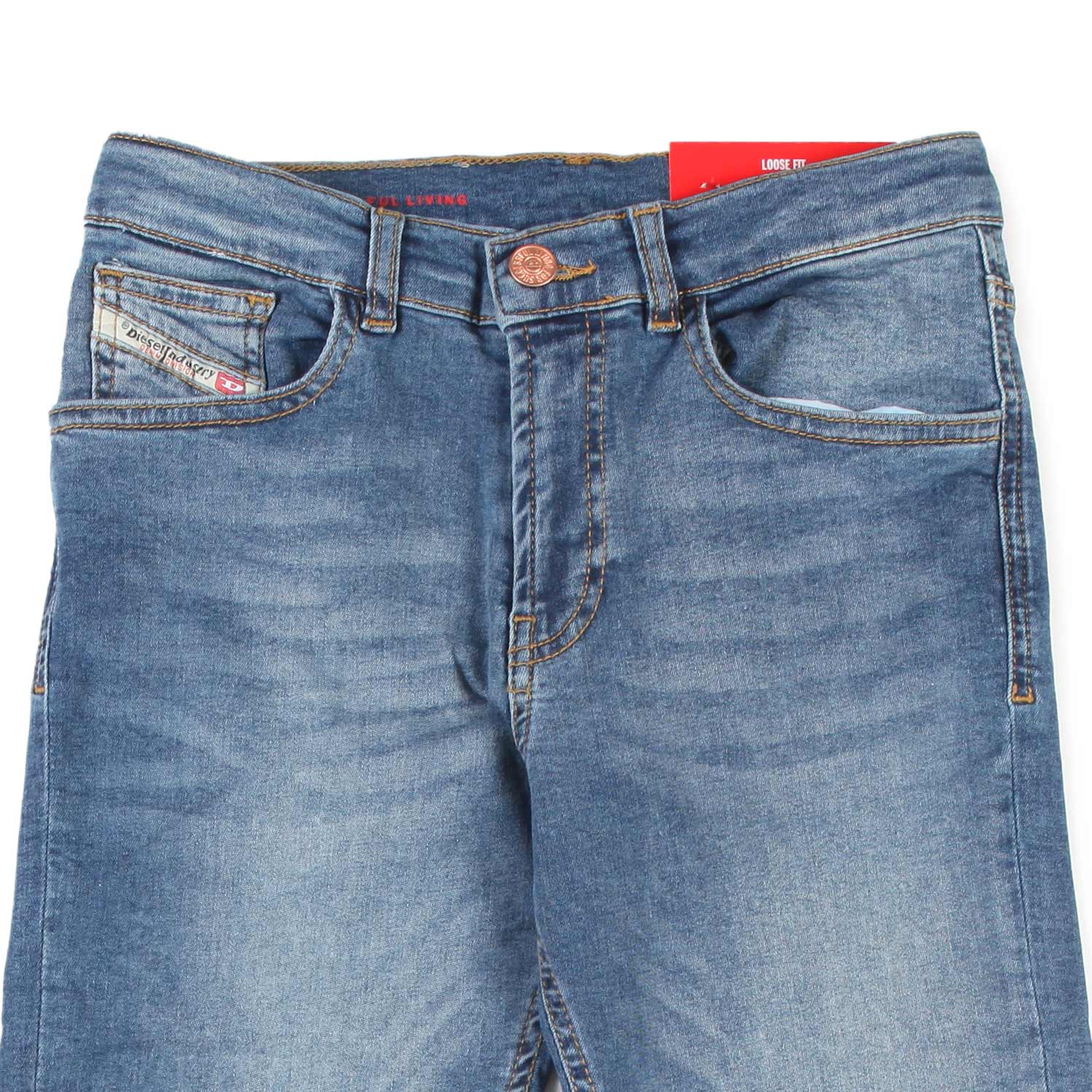 JEANS LOOSE FIT UNISEX BLU MEDIO BAMBINO E TEEN - annameglio.com abbigliamento moda