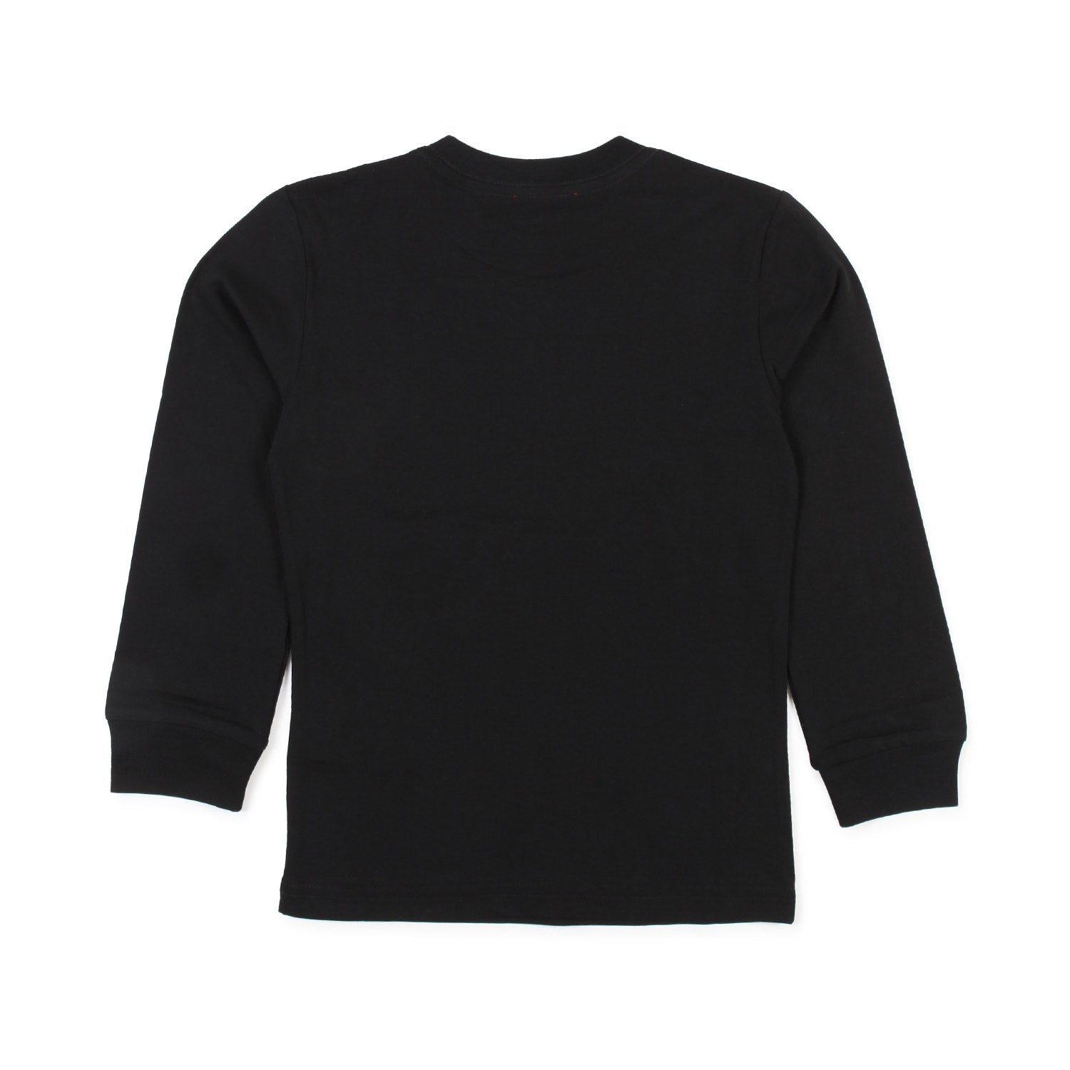 T-SHIRT UNISEX MANICA LUNGA NERA CON LOGO GIALLO - annameglio.com abbigliamento moda