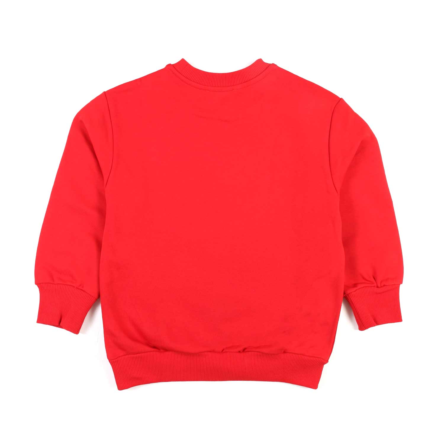 FELPA GIROCOLLO ROSSA CON LOGO BIANCO - annameglio.com abbigliamento moda