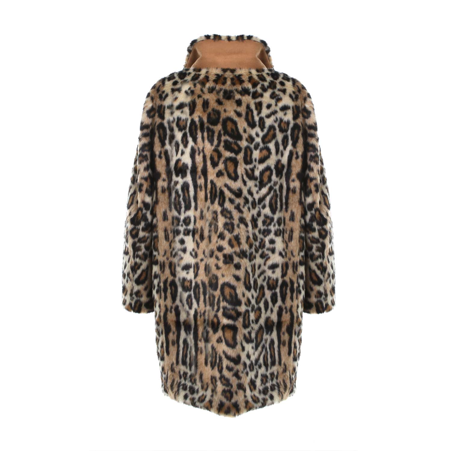 CAPPOTTO LEOPARDATO E ROSA FLUO BAMBINA E TEENAGER - annameglio.com abbigliamento moda