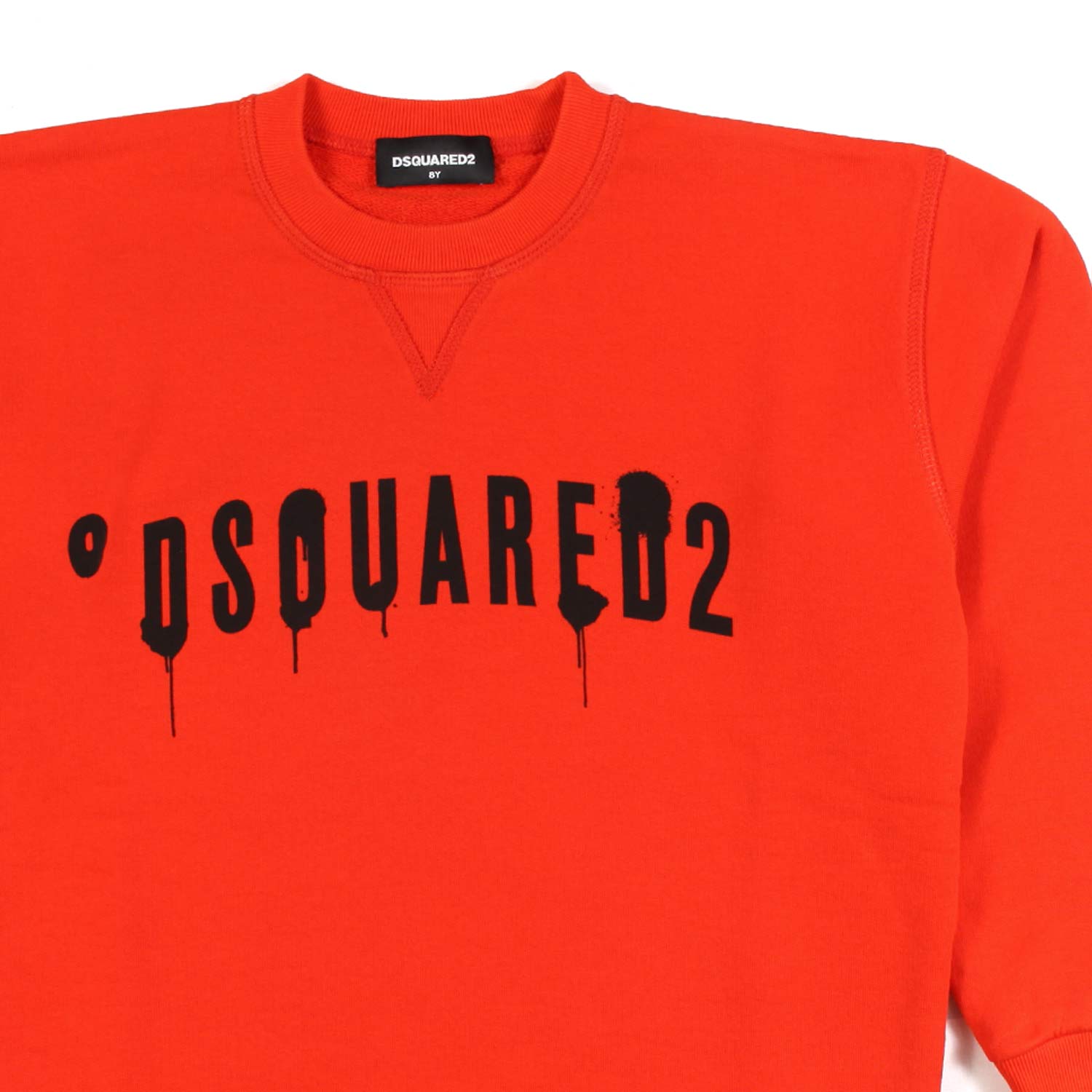 FELPA ARANCIONE CON LOGO NERO BAMBINO E TEEN - annameglio.com abbigliamento moda