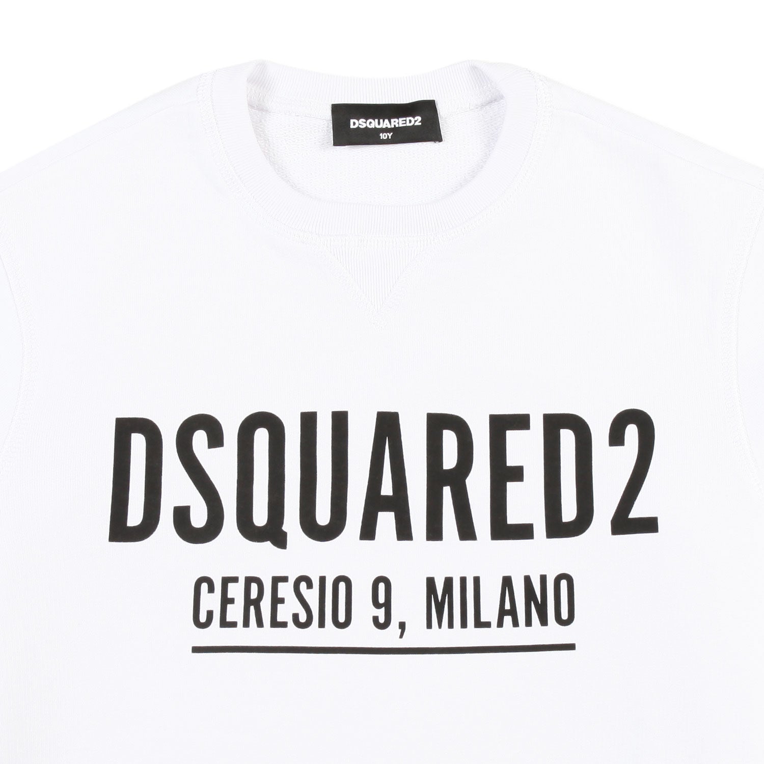 FELPA UNISEX BIANCA CON LOGO CERESIO JR E TEEN - annameglio.com abbigliamento moda