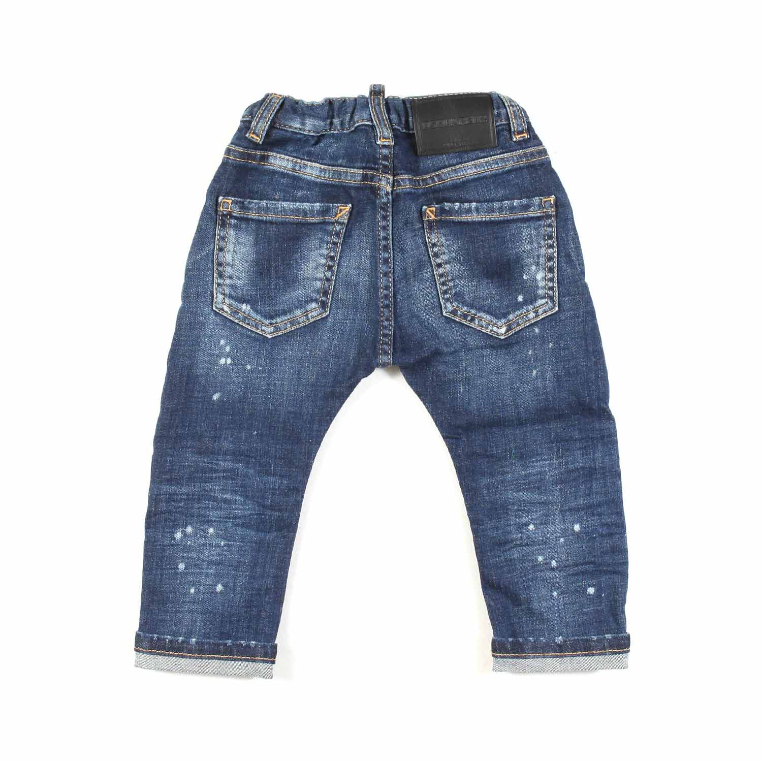 MINI JEANS STONE WASHED BLU BIMBO - annameglio.com abbigliamento moda