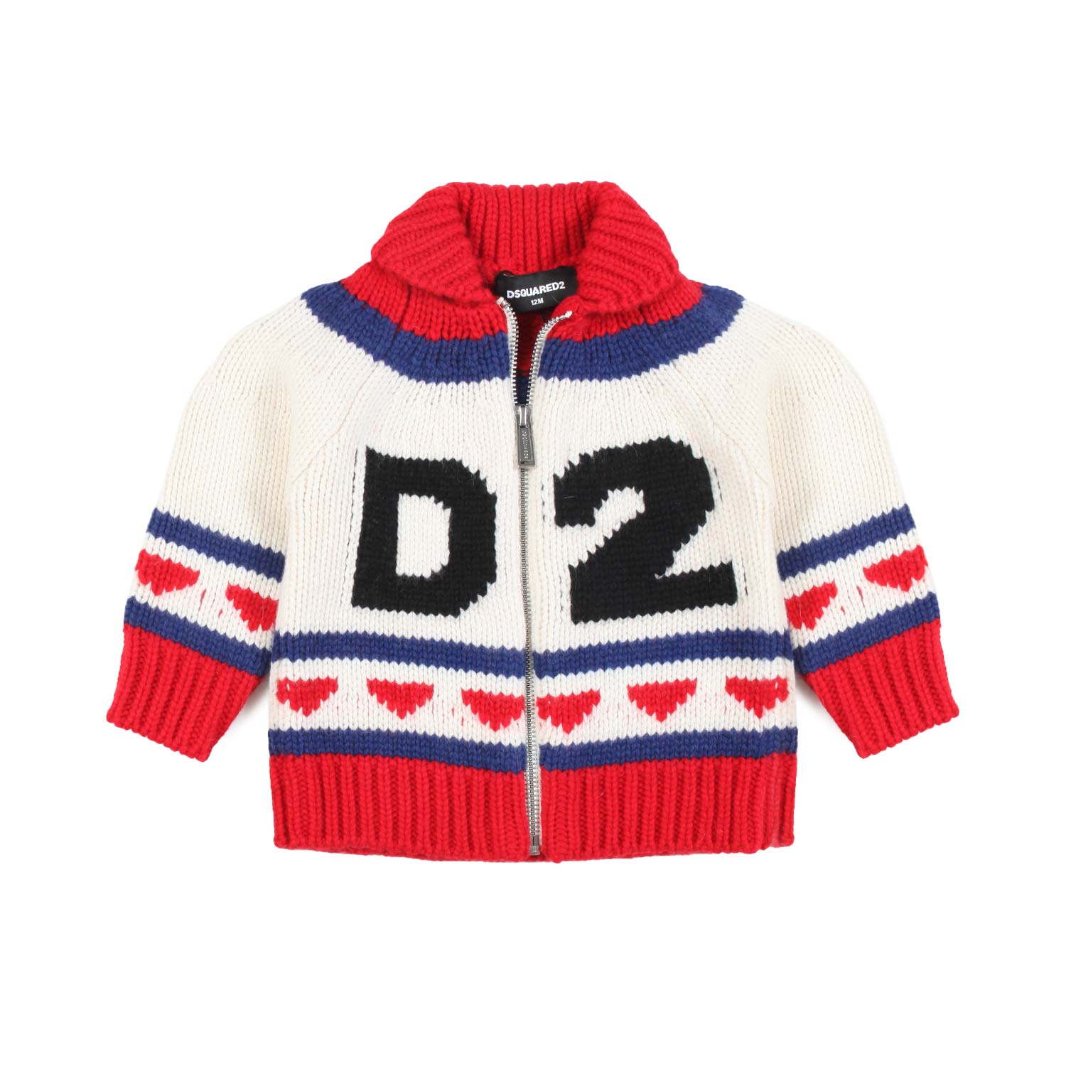 BABY PULLOVER UNISEX MULTICOLOR CON ZIP - annameglio.com abbigliamento moda