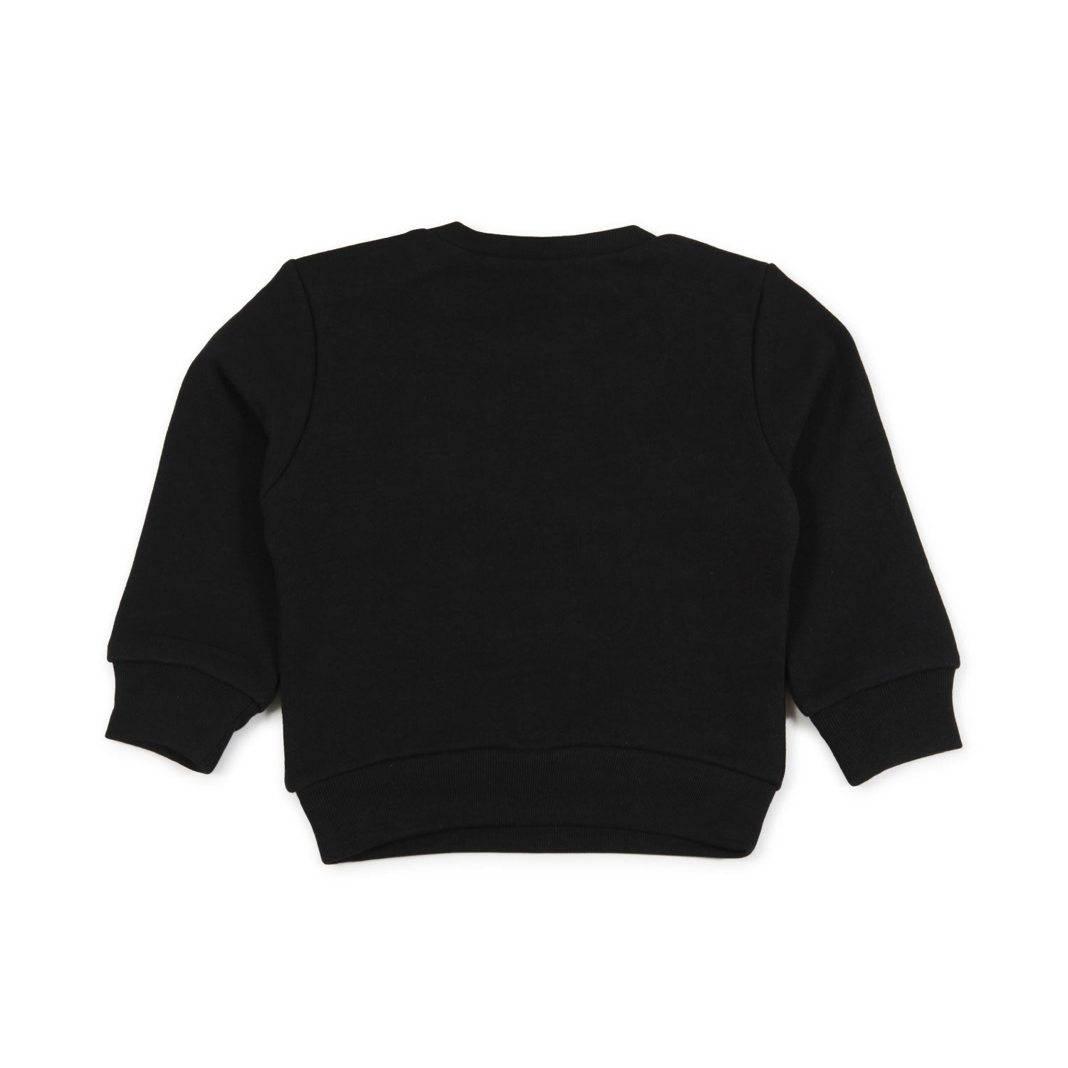 FELPA NERA CON LOGO BIANCO BIMBO - annameglio.com abbigliamento moda