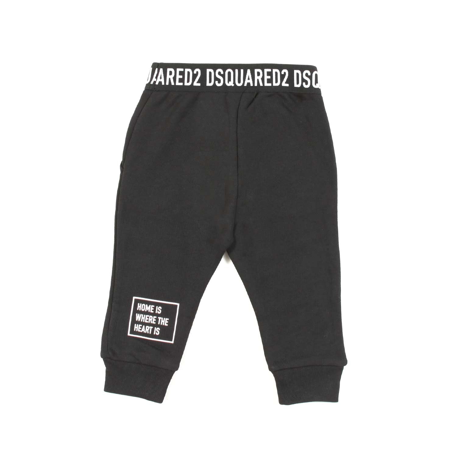 BABY JOGGER NERO CON LOGHI BIANCHI - annameglio.com abbigliamento moda