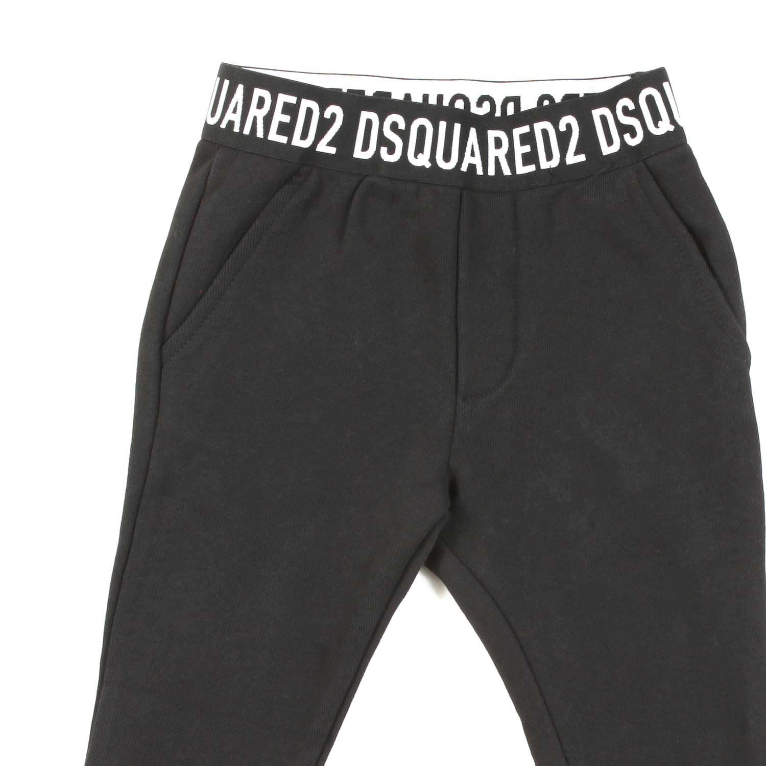 BABY JOGGER NERO CON LOGHI BIANCHI - annameglio.com abbigliamento moda