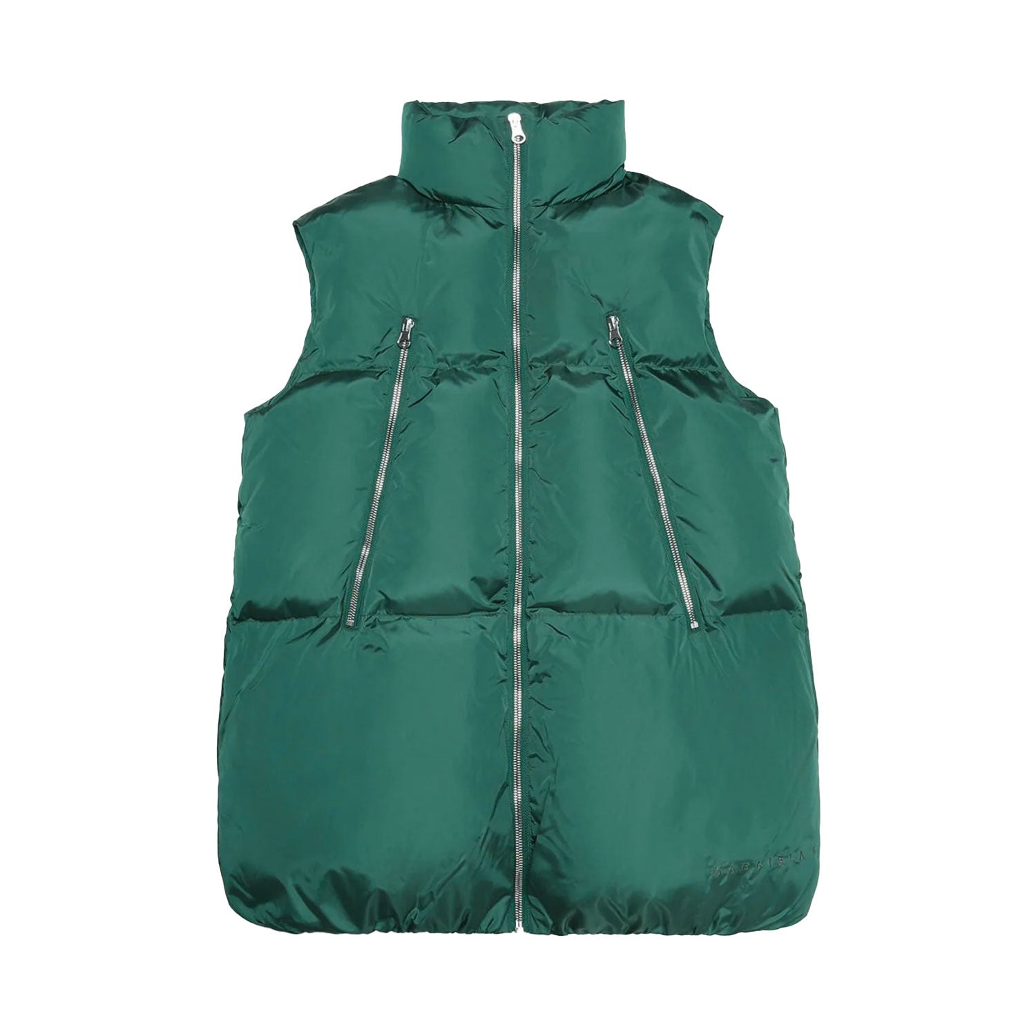 GILET TRAPUNTATO VERDE SMERALDO UNISEX - annameglio.com abbigliamento moda