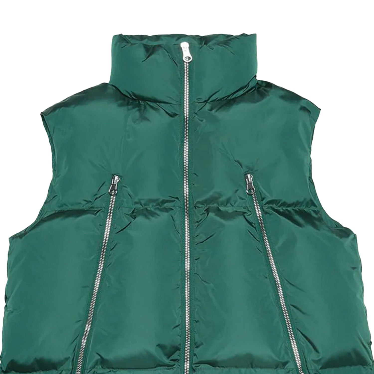 GILET TRAPUNTATO VERDE SMERALDO UNISEX - annameglio.com abbigliamento moda