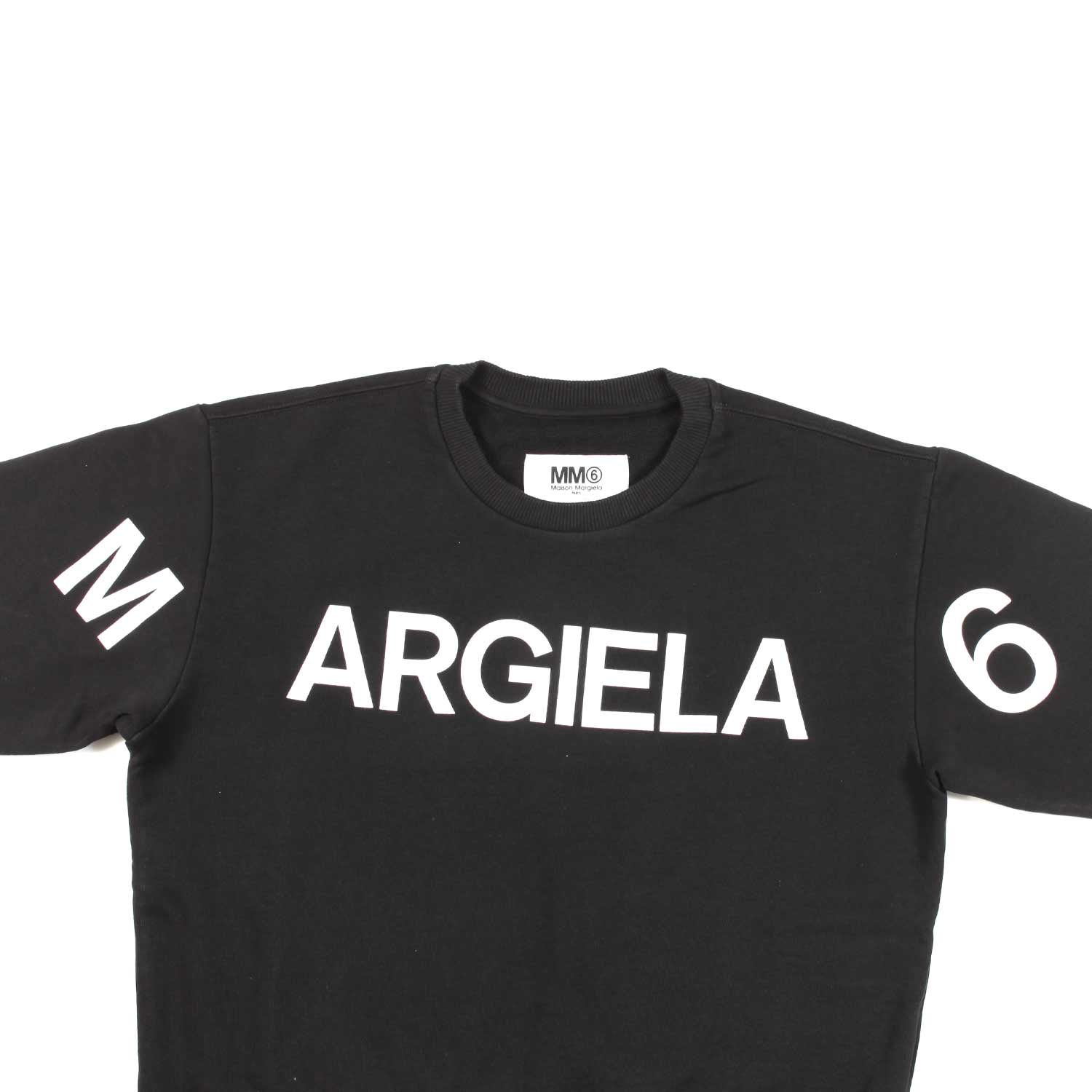 FELPA NERA CON LOGO BIANCO BAMBINA E RAGAZZA - annameglio.com abbigliamento moda