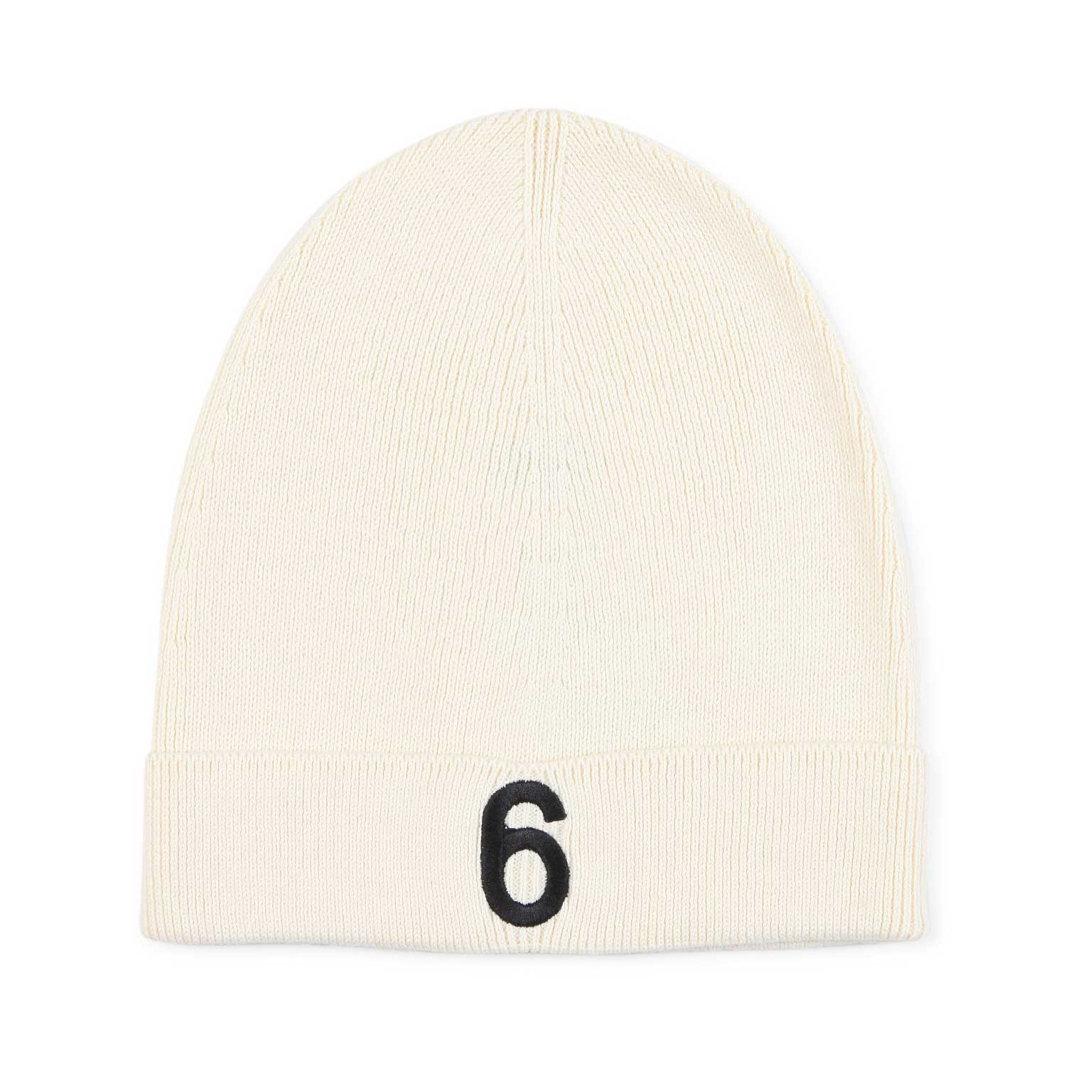 CAPPELLO UNISEX BIANCO PANNA CON LOGO NERO - annameglio.com abbigliamento moda