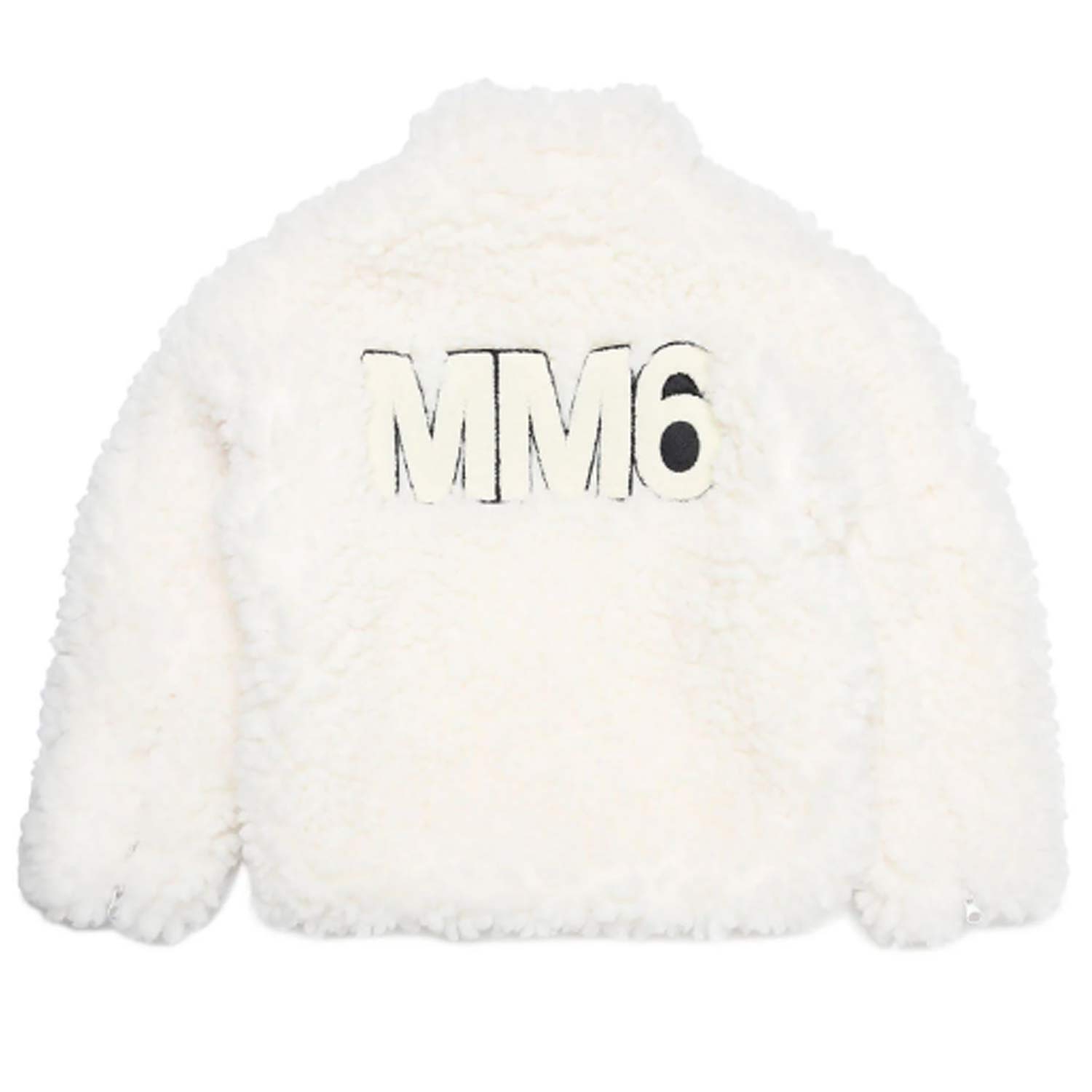 GIACCA SHEARLING BIANCO SPORCO BAMBINA E TEEN - annameglio.com abbigliamento moda