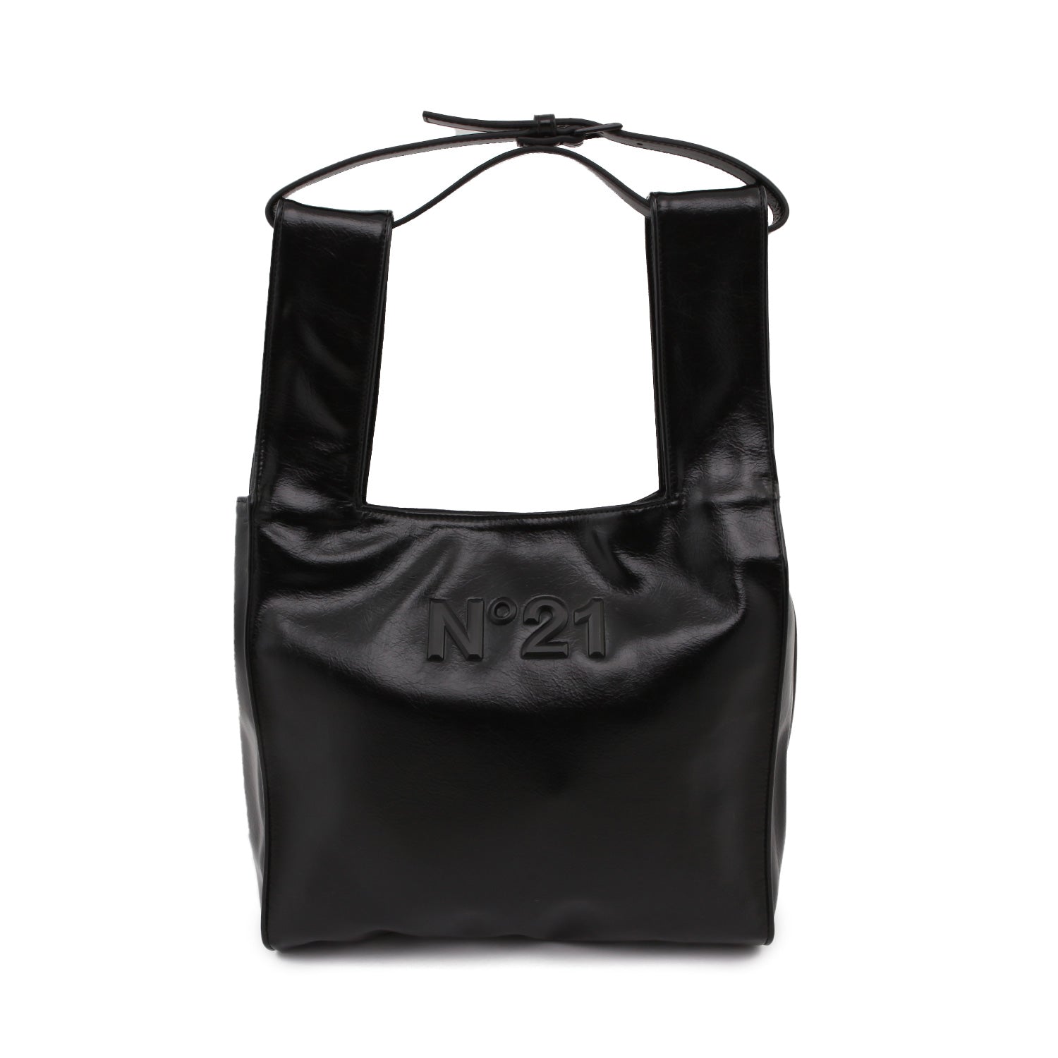 BORSA SHOPPER NERA CON LOGO BAMBINA E TEEN - annameglio.com abbigliamento moda