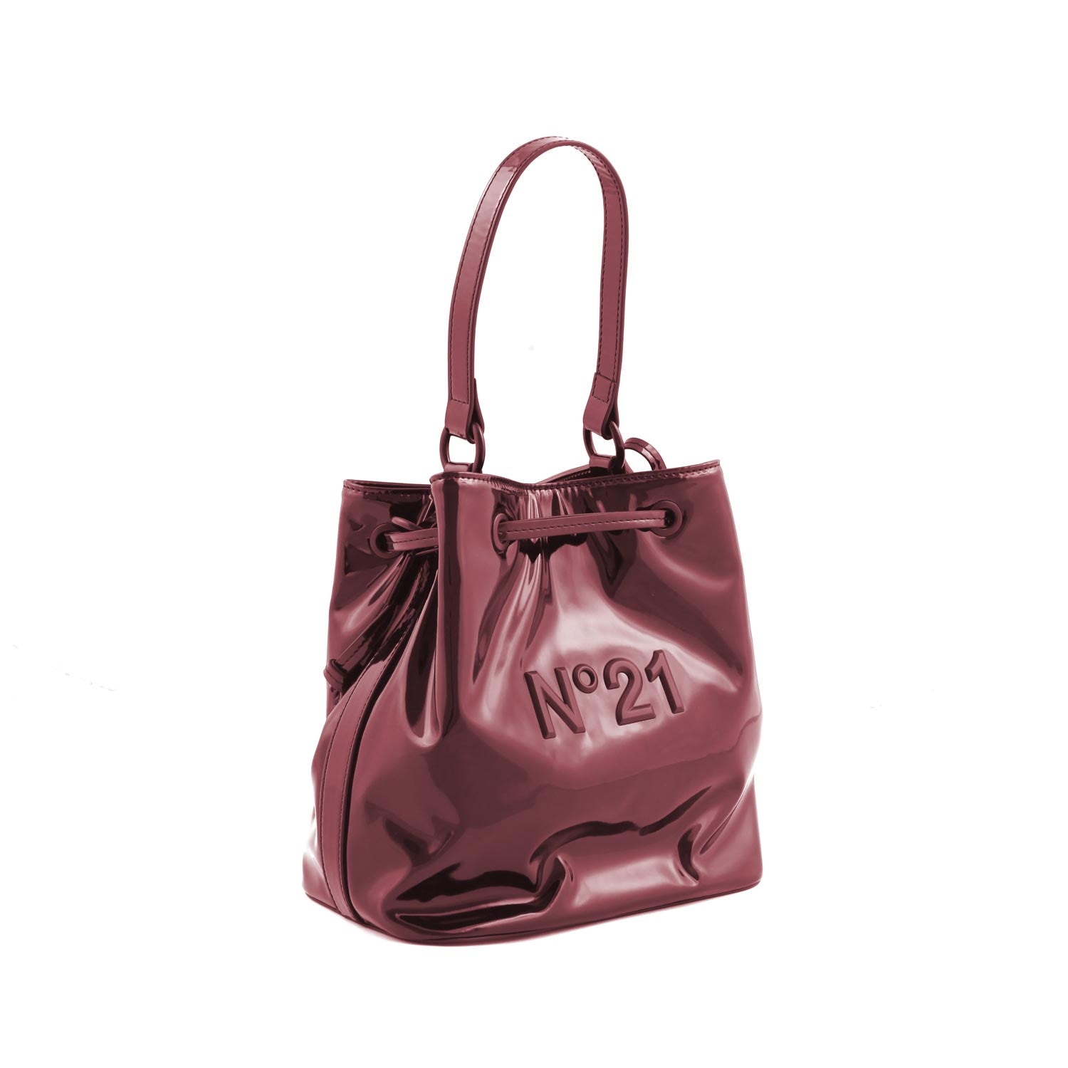 BORSA A SECCHIELLO ROSSO BORGOGNA BAMBINA E TEEN - annameglio.com abbigliamento moda