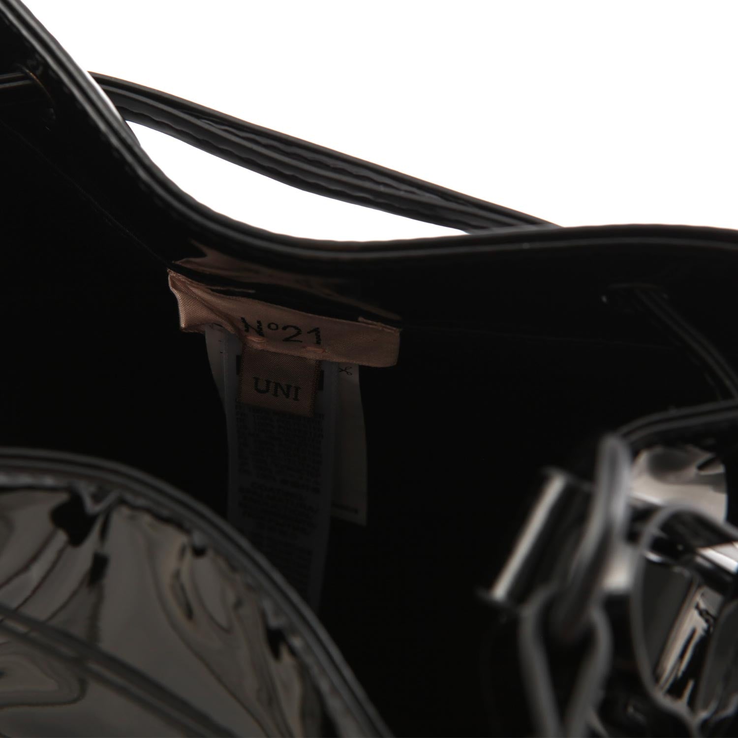 BORSA A SECCHIELLO NERO LUCIDO BAMBINA E TEEN - annameglio.com abbigliamento moda