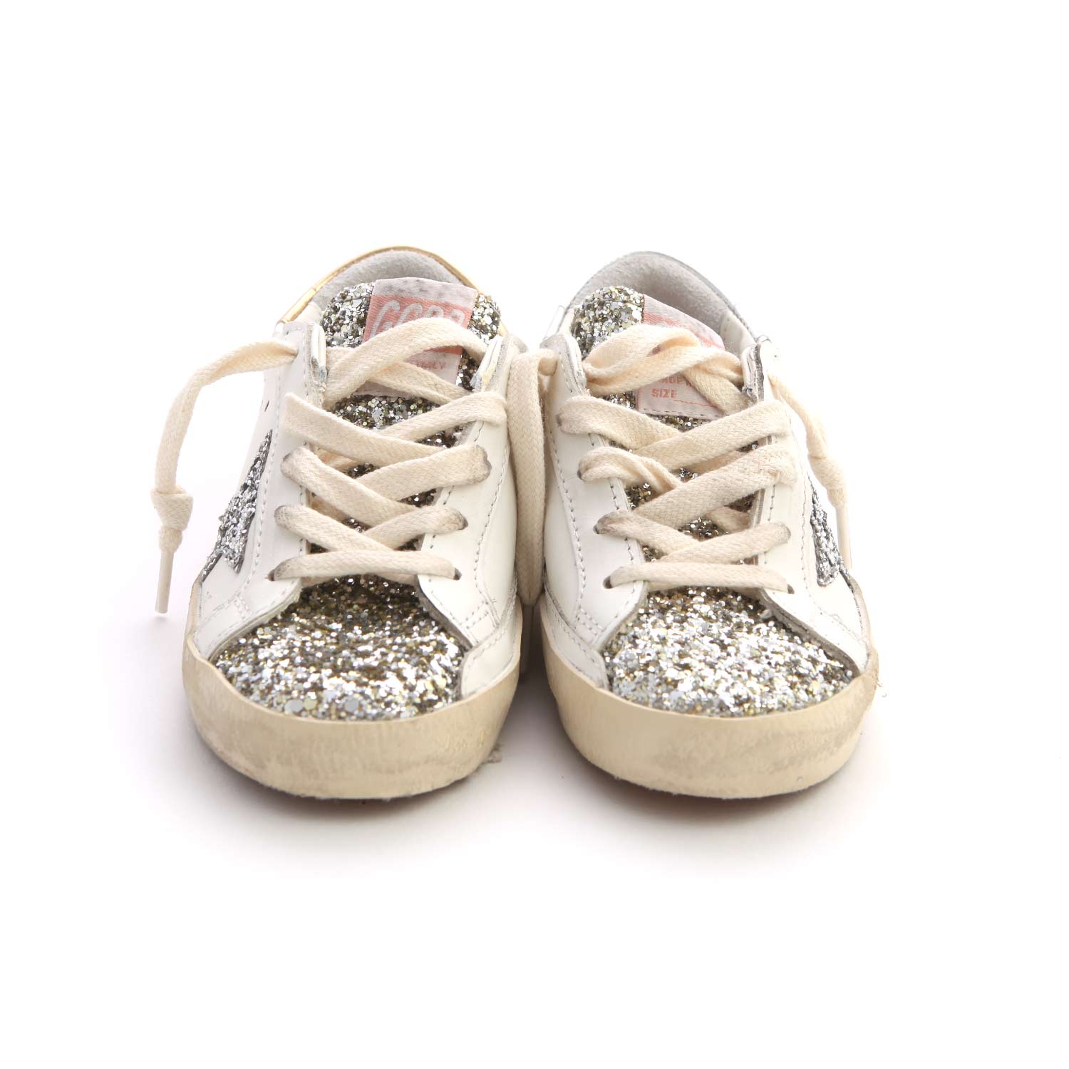 SNEAKER SSTAR BIANCA, ORO E ARGENTO BAMBINA BABY - annameglio.com abbigliamento moda