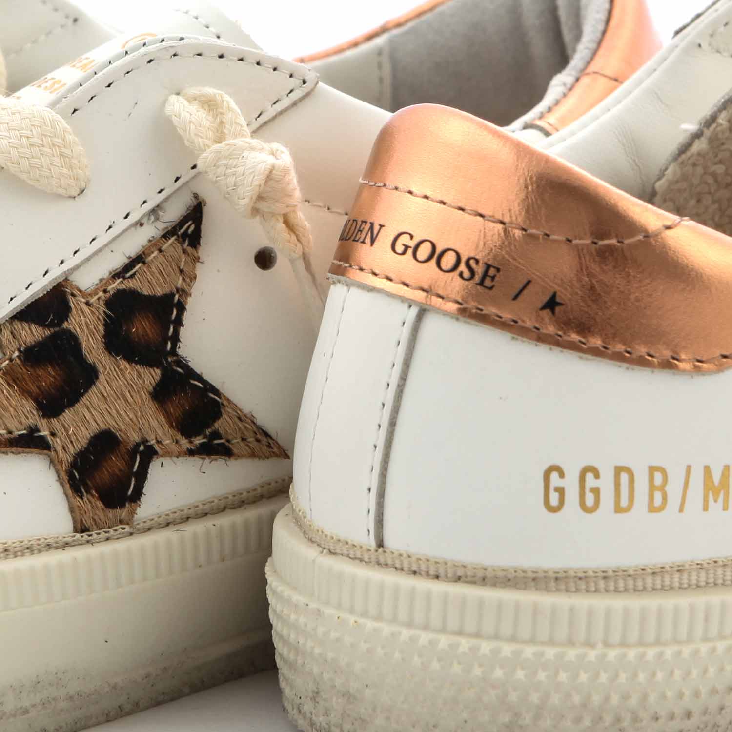 SNEAKER GGDB MAY CON STELLA LEOPARDATA RAGAZZA - annameglio.com abbigliamento moda
