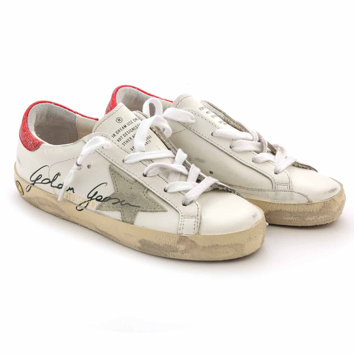 SNEAKER SSTAR BIANCA E ROSSA JUNIOR - annameglio.com abbigliamento moda