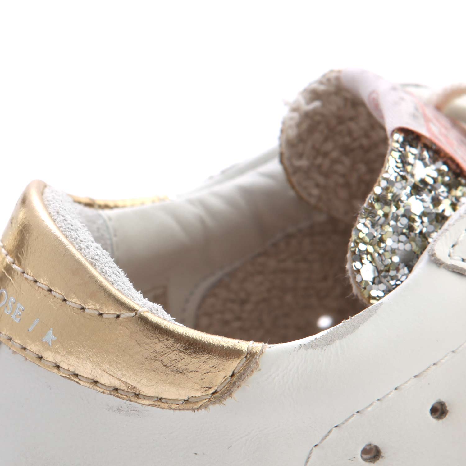 SNEAKER SSTAR BIANCA, ORO E ARGENTO BAMBINA JUNIOR - annameglio.com abbigliamento moda