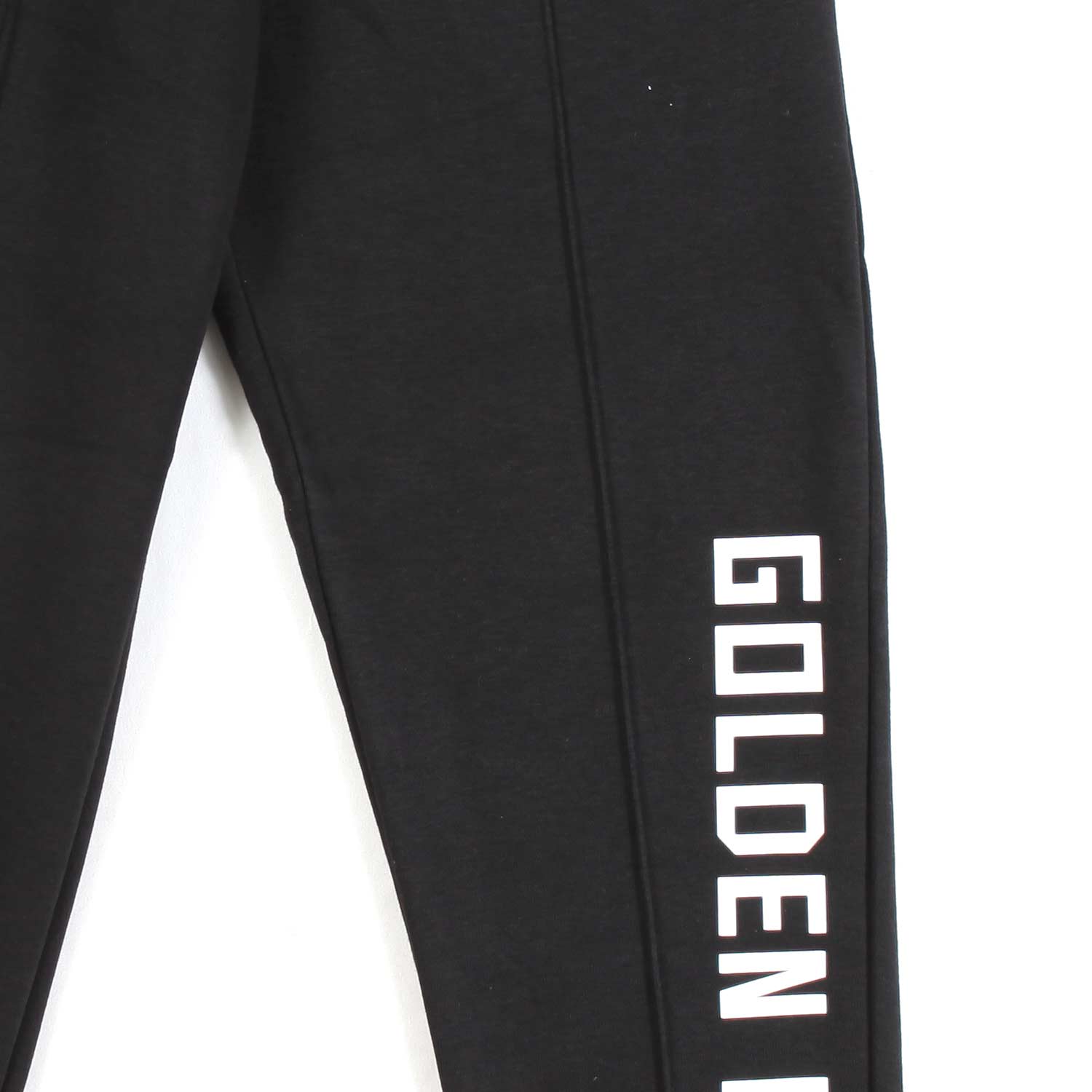 PANTALONE TUTA NERO CON LOGO BIANCO - annameglio.com abbigliamento moda