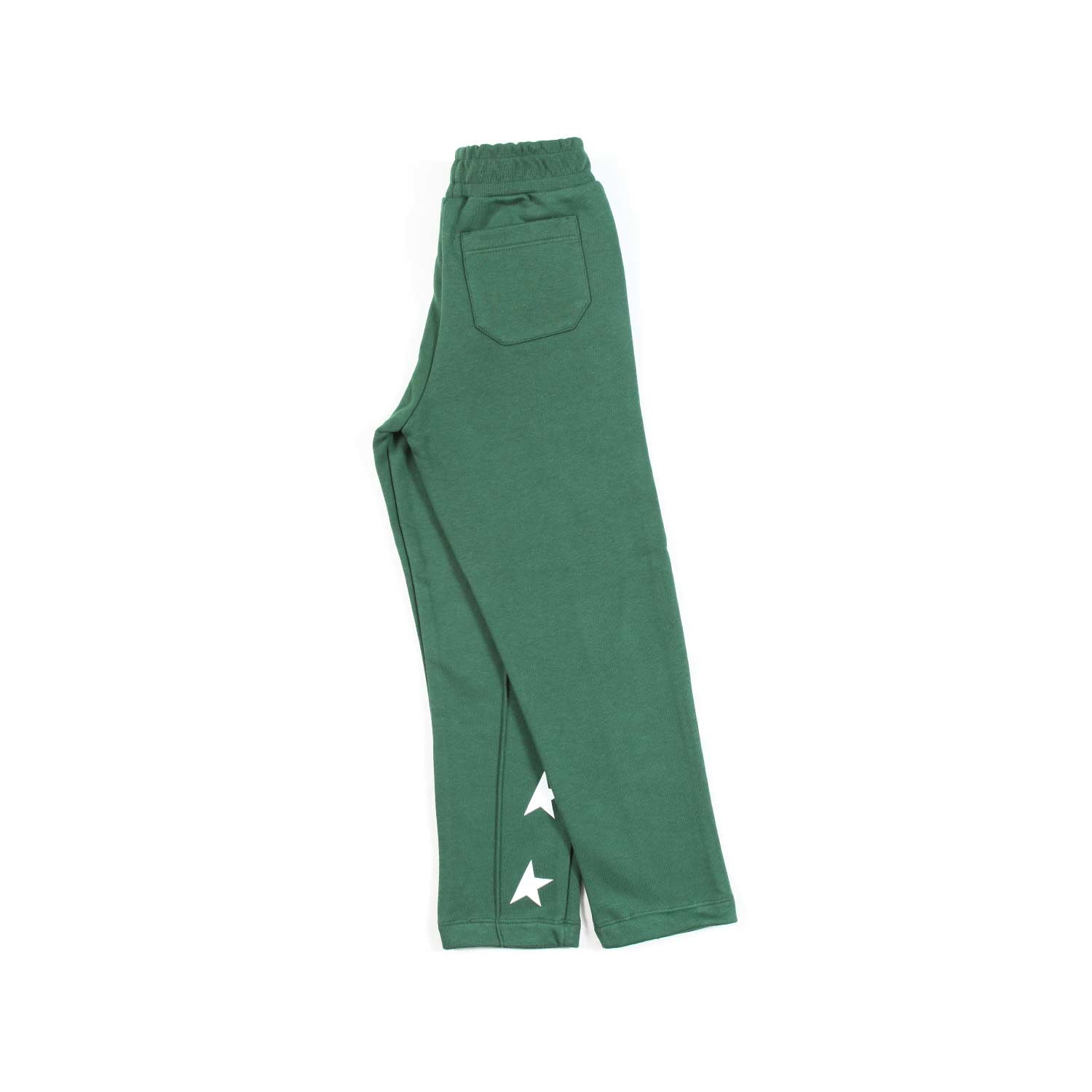 PANTALONE TUTA VERDE CON STELLE BIANCHE - annameglio.com abbigliamento moda