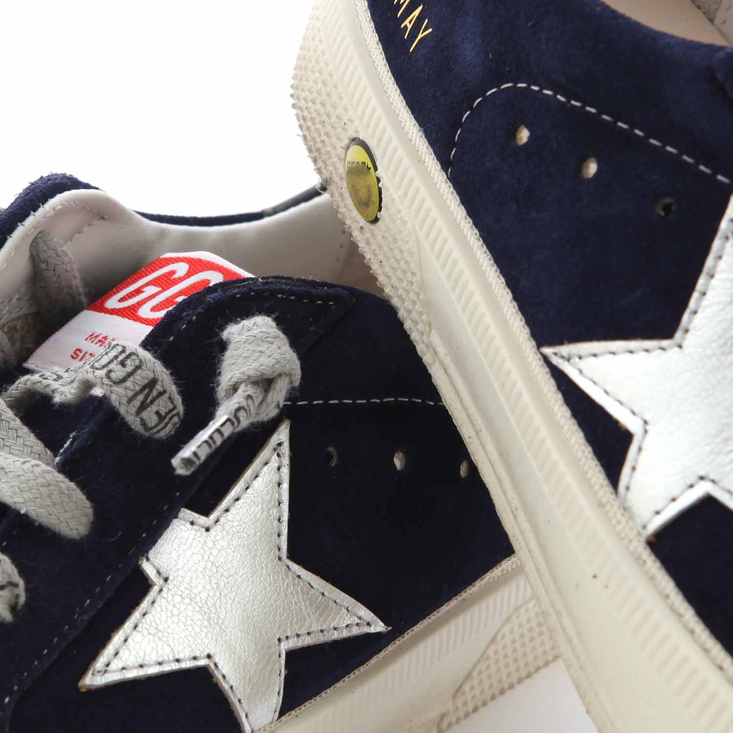 SNEAKER GGDB MAY BLU E BIANCA JUNIOR - annameglio.com abbigliamento moda