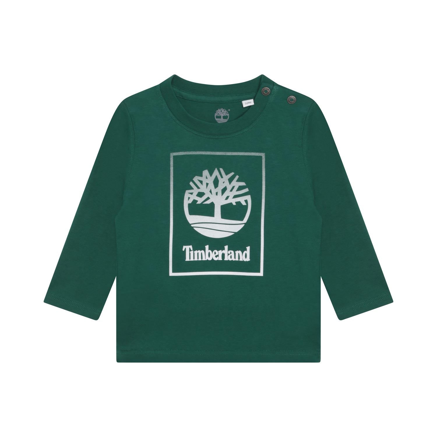 BABY T-SHIRT MANICA LUNGA VERDE CON LOGO SFUMATO - annameglio.com abbigliamento moda